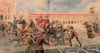 O Regicídio de 1908 na Praça do Comércio O Regicídio de 1908 na Praça do Comércio