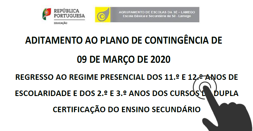 Aditamento ao Plano de Contingência 09032020