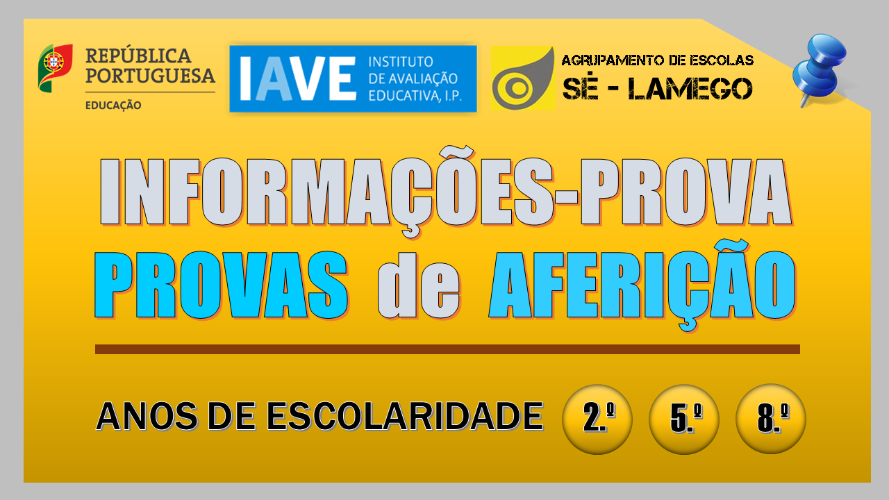 Informações-Prova Provas Aferição 2018