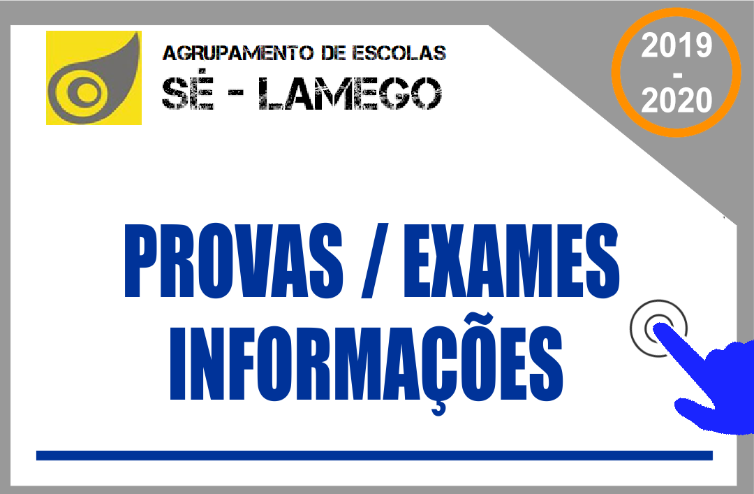 Provas Exames Informações 2019 2020 clique