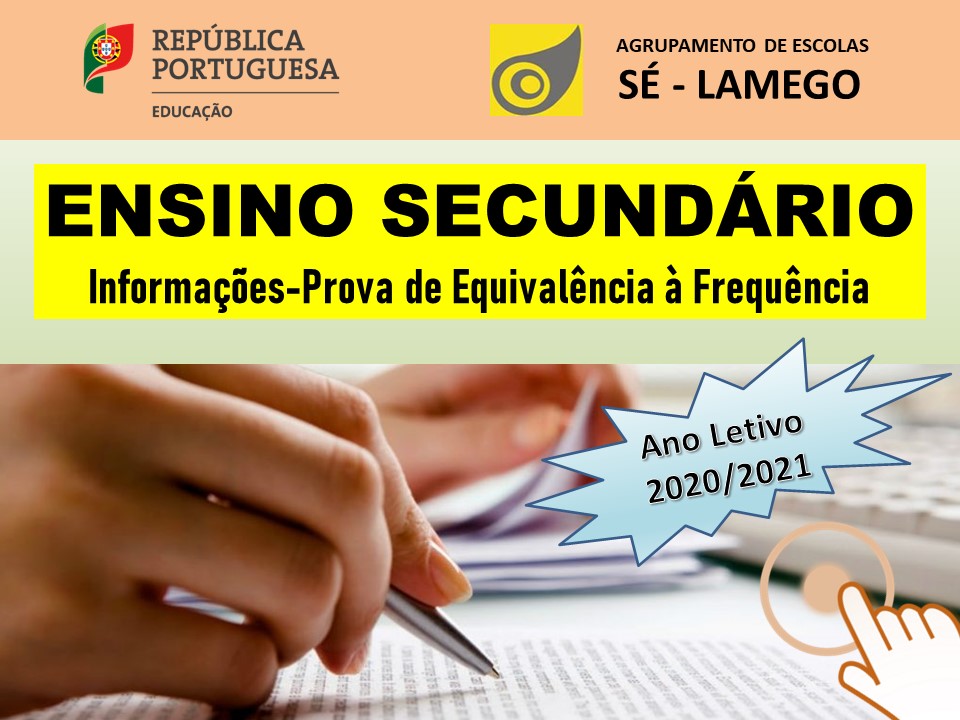 Informações-Prova Ensino Secundário 2021