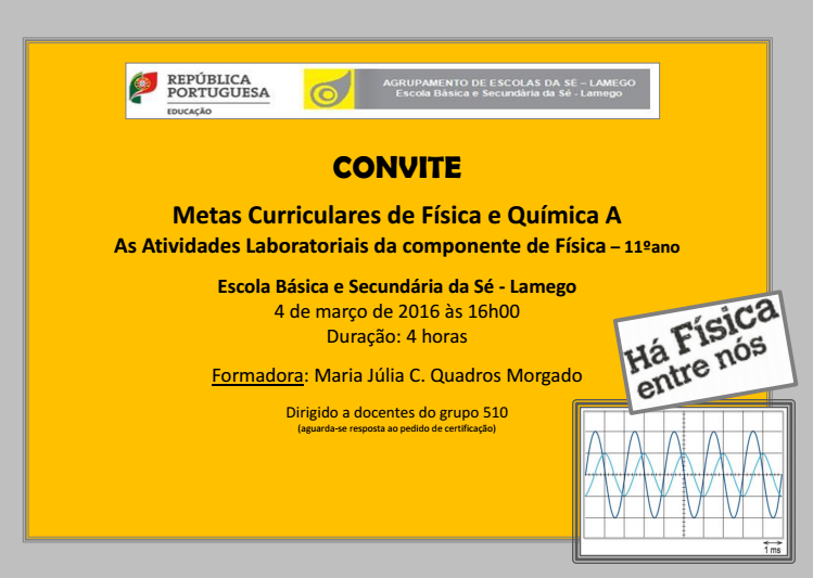 Ação de Formação Ha Fisica entre Nos