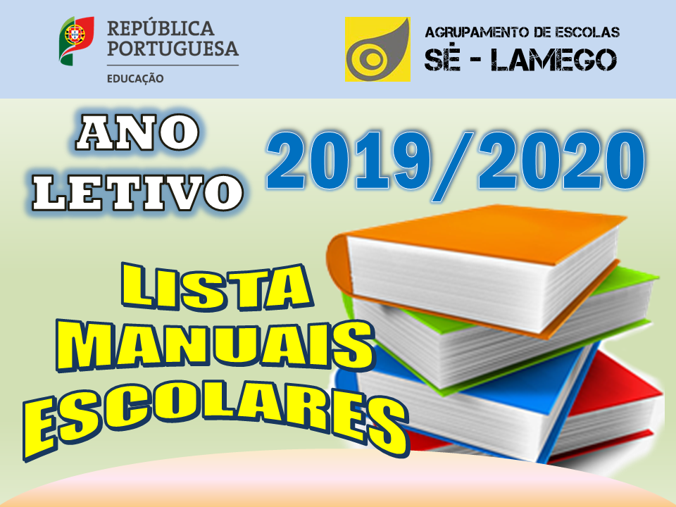 Lista Manuais Escolares 2019 2020