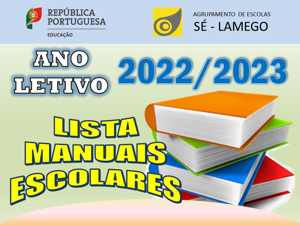 Lista Manuais Escolares 2022 2023