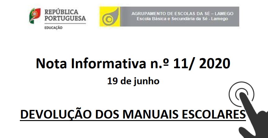 Devolução Manuais Escolares 2020