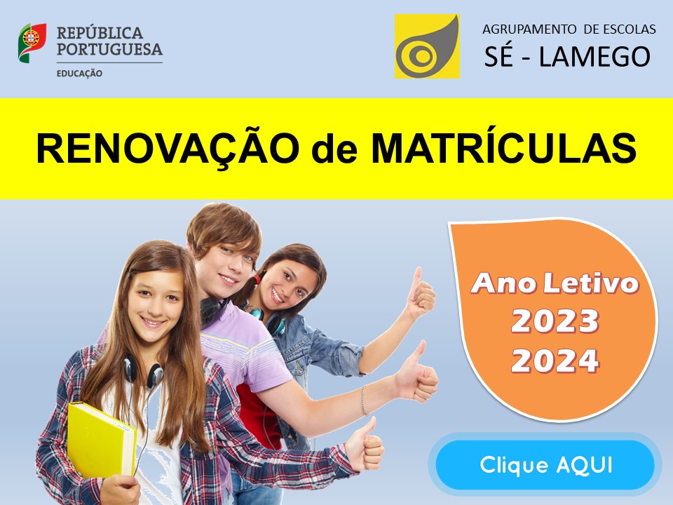 Renovação de Matrículas 2023 2024