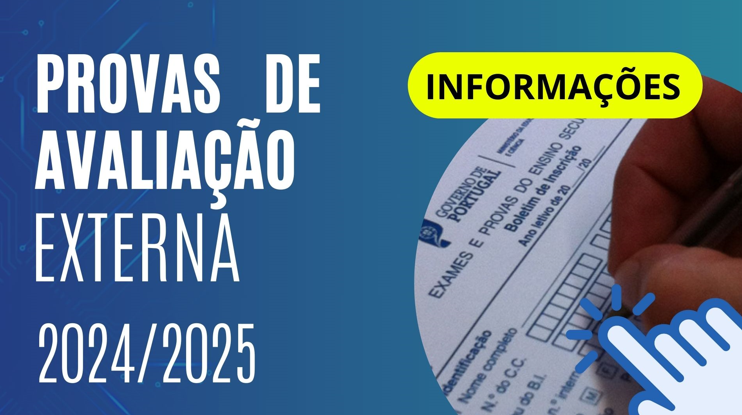 Provas de Avaliação Externa 2024 2025