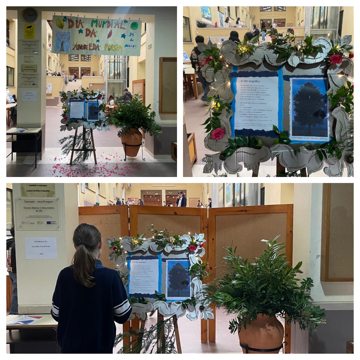 Dia Arvore e Poesia - Colagem